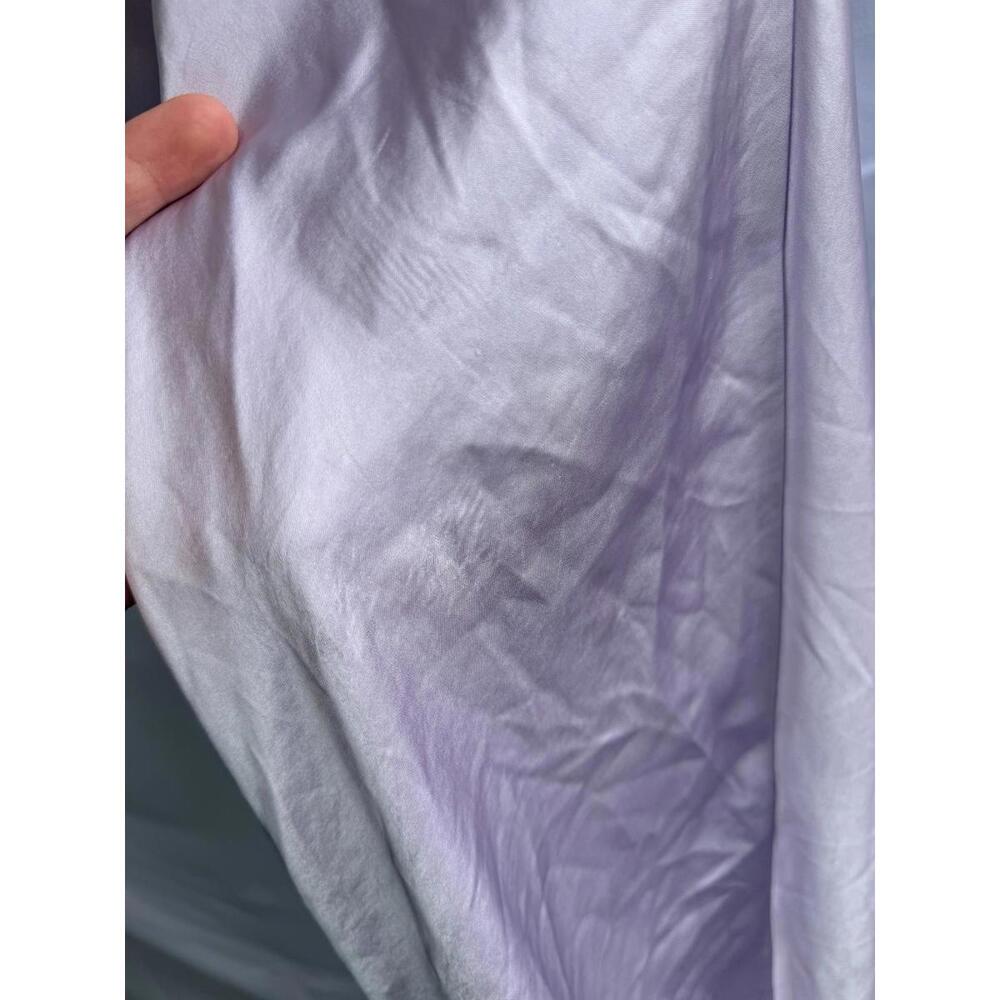 Bardot Peggy A-Line Satin Slip Dress Size XS with Fabric Pull - Picture 11 of 14